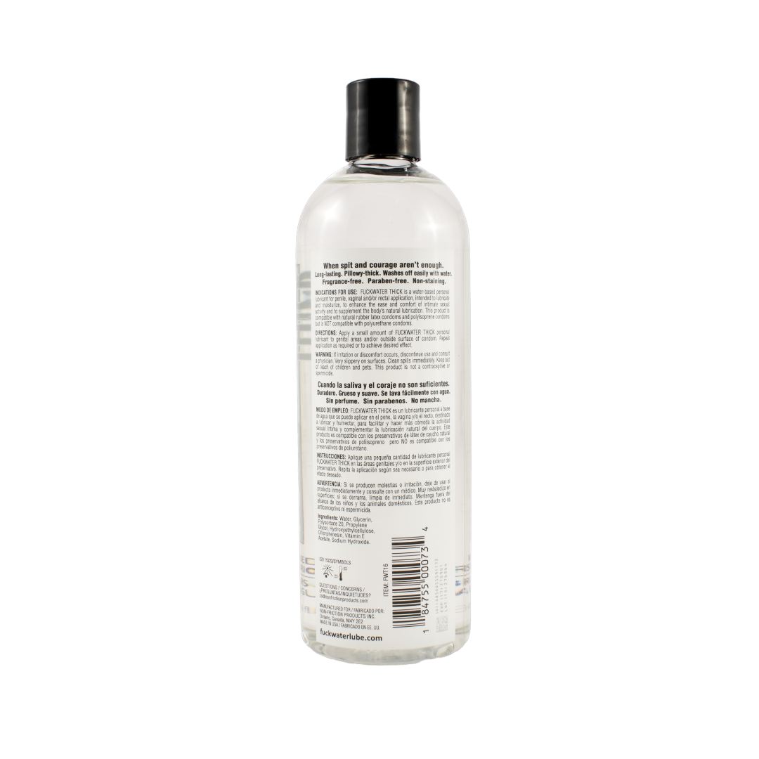 Fuck Water Thick 16oz Clear Water Based Lubricant