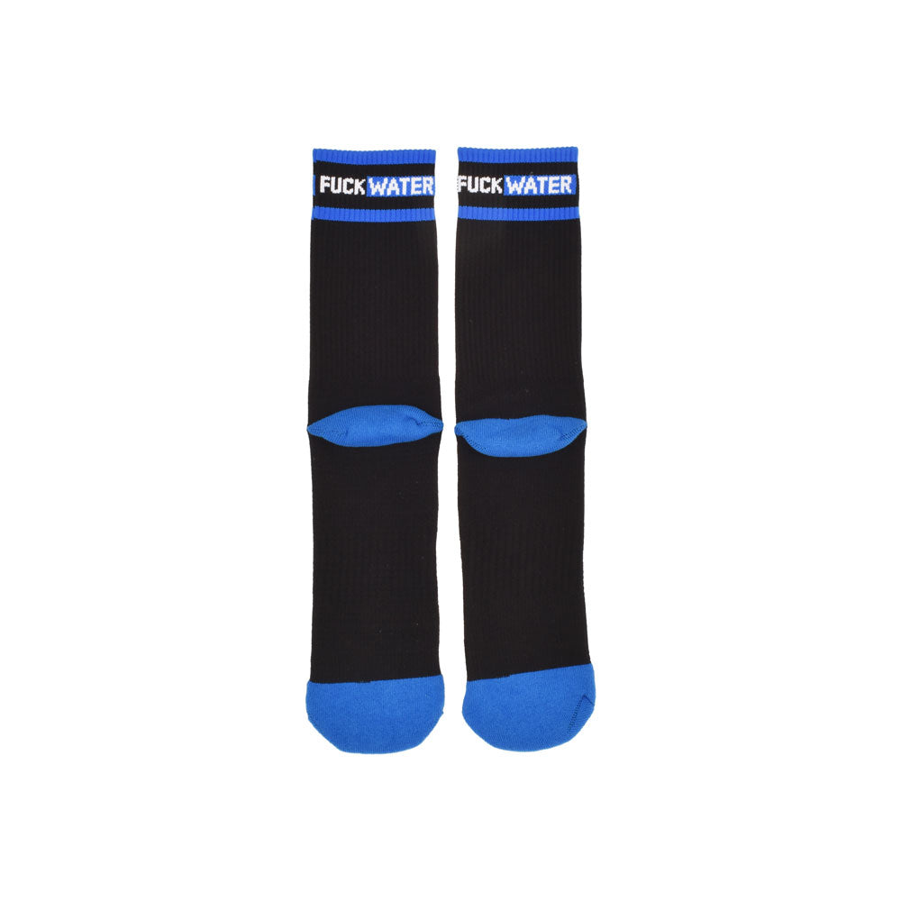Fuck Water Logo Socks BLACK