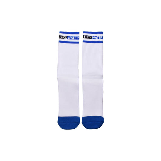 Fuck Water Logo Socks WHITE